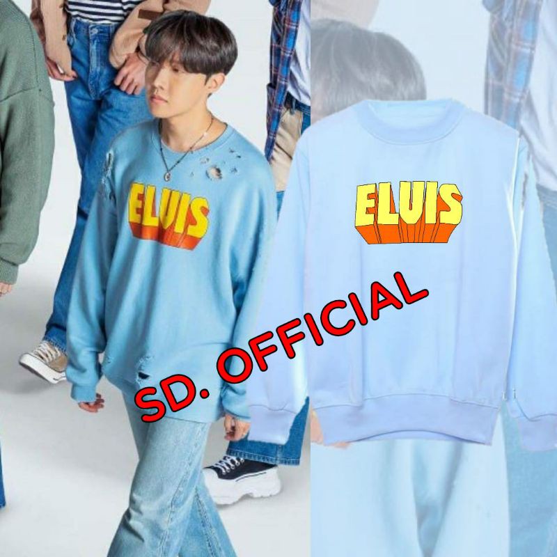 Sweater Basic BTS Suga Elvis