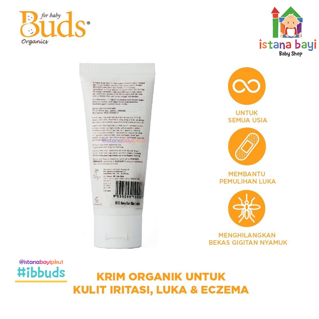 Buds Save Our Skin Lotion Cherish 50 ml - krim perawatan bayi