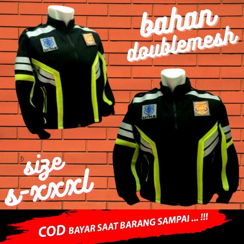 Romket Jaket Rompi Security Terbaru | Jaket Rompi Satpam Terbaru | Jaket Rompi Security Tebal | Doub