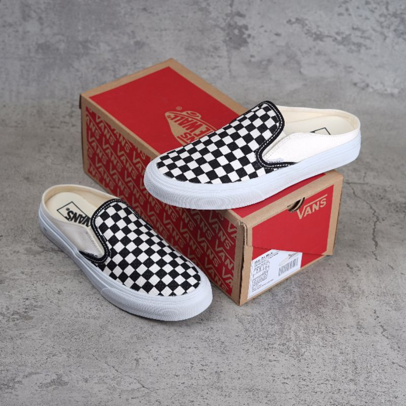 Vans Slip On Checkerboard Mule BW