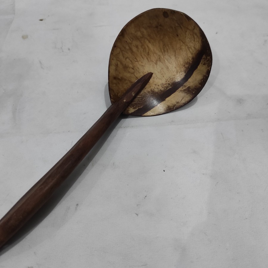 Sendok centong irus ledel ladel Ladle sayur batok kelapa pendek lebar