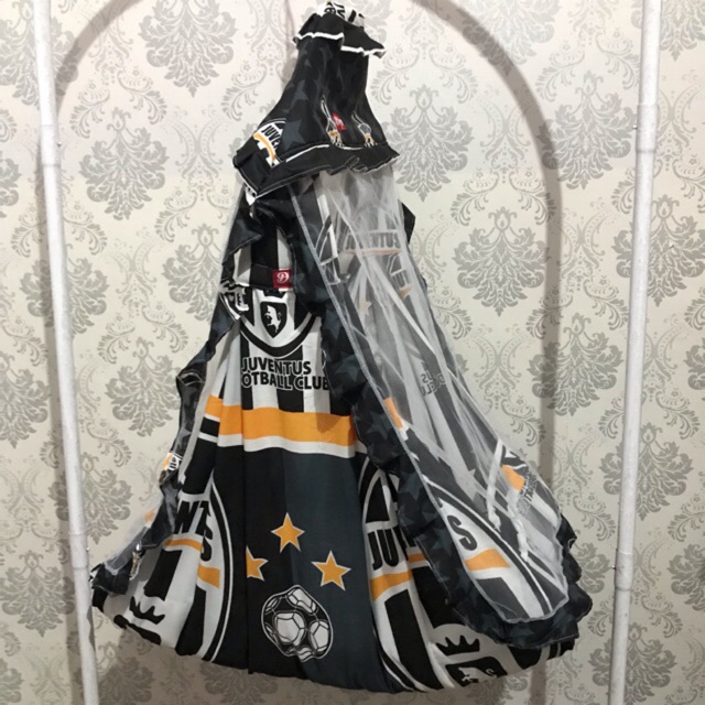 Ayunan Bayi | Kain Ayunan | Ayunan Karakter lengkap motif juventus (1 KG isi 2 set)