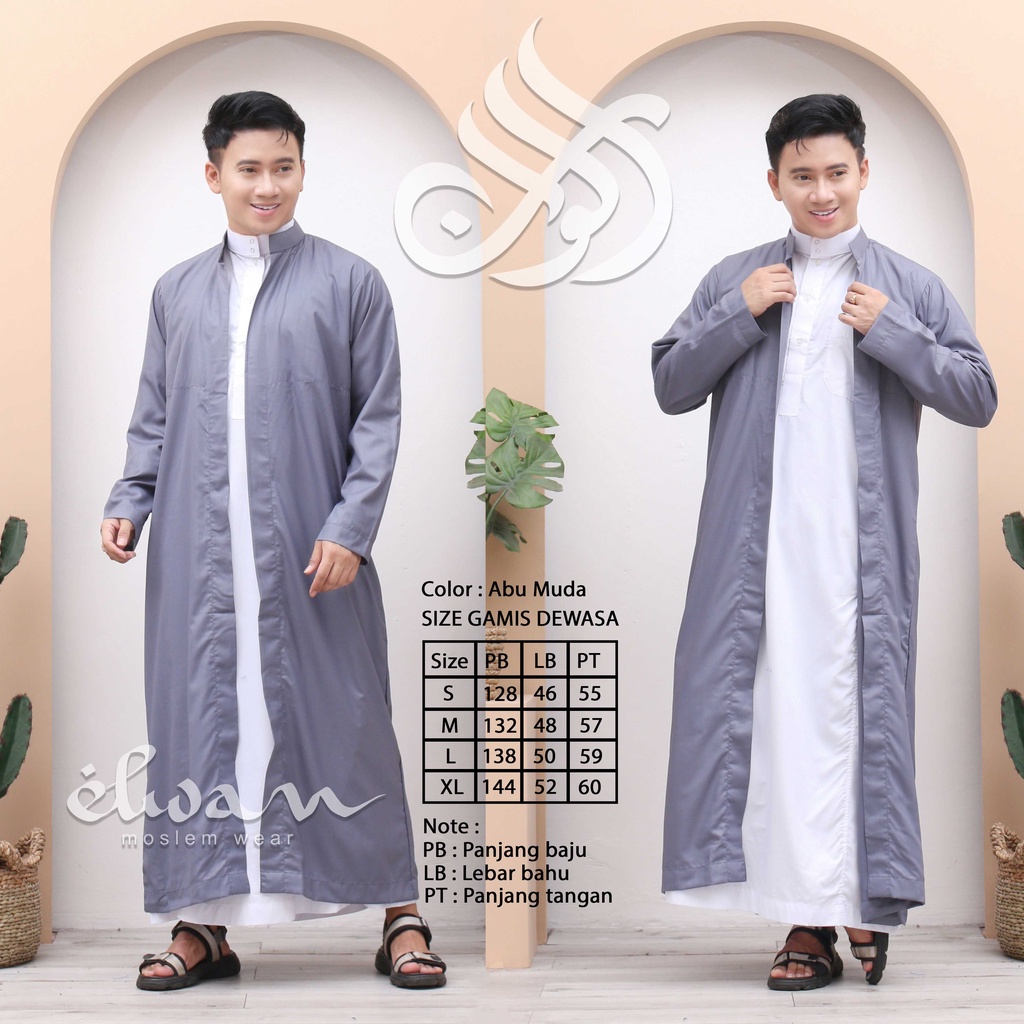 JUBAH LUARAN WARNA A