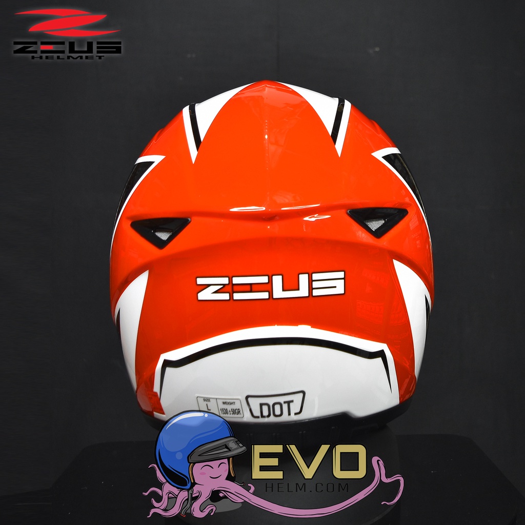 HELM ZEUS 811 AL51 RED ( FREE VISOR SMOKE ) ZEUS FULLFACE MOTIF TERBARU ZS811 ORIGINAL HELM ZEUS FULL FACE ZS-811 ( ONGKIR 2KG )