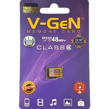 MEMORI V-GEN 8GB/MICRO SD/MEMORY HANPHONE/SAVE DATA/CHIP MEMORY SDCARD