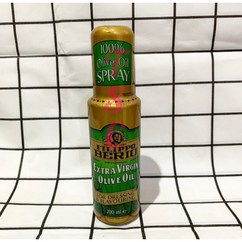 

FILIPPO BERIO Extra Virgin Olive Oil Spray 200ml - FILIPPO BERIO SPRAY Olive Oil Minyak Zaitun