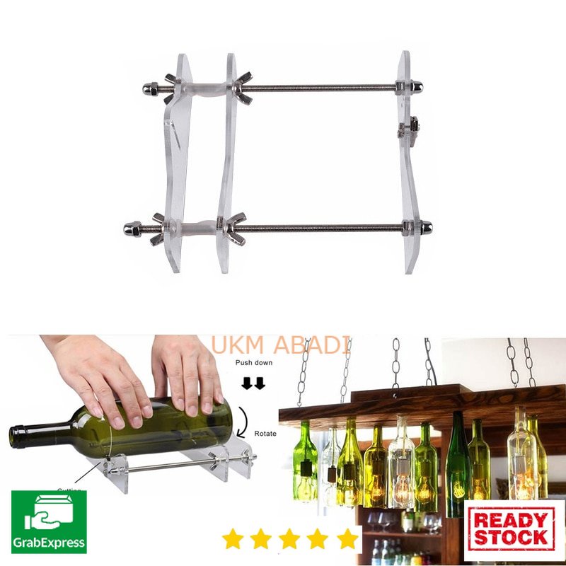 Mesin Unik Pemotong Botol Kaca Glass Bottle Cutter DIY Tool WD19