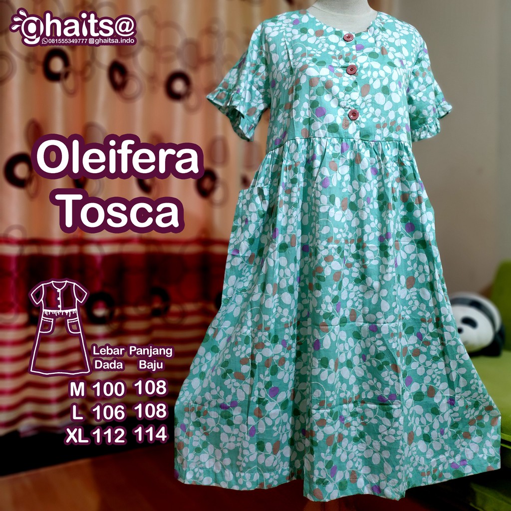 Ghaitsa Homedress Daster Baju Tidur Bumil Busui Katun Jepang Tokai mirip Ditsy