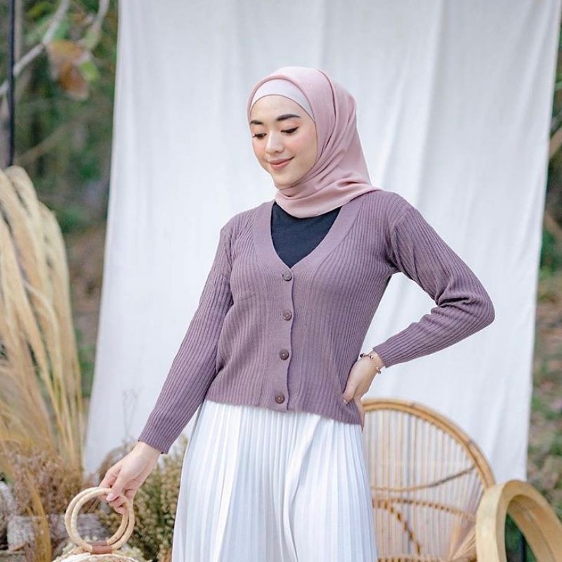 CARDIGAN RAJUT SULUR || SWEATER WILLY CARD