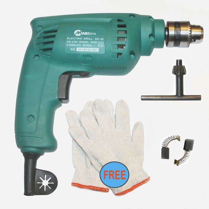 MAILTANK SH30 Mesin Bor Besi Kayu 10 mm - Electric Drill
