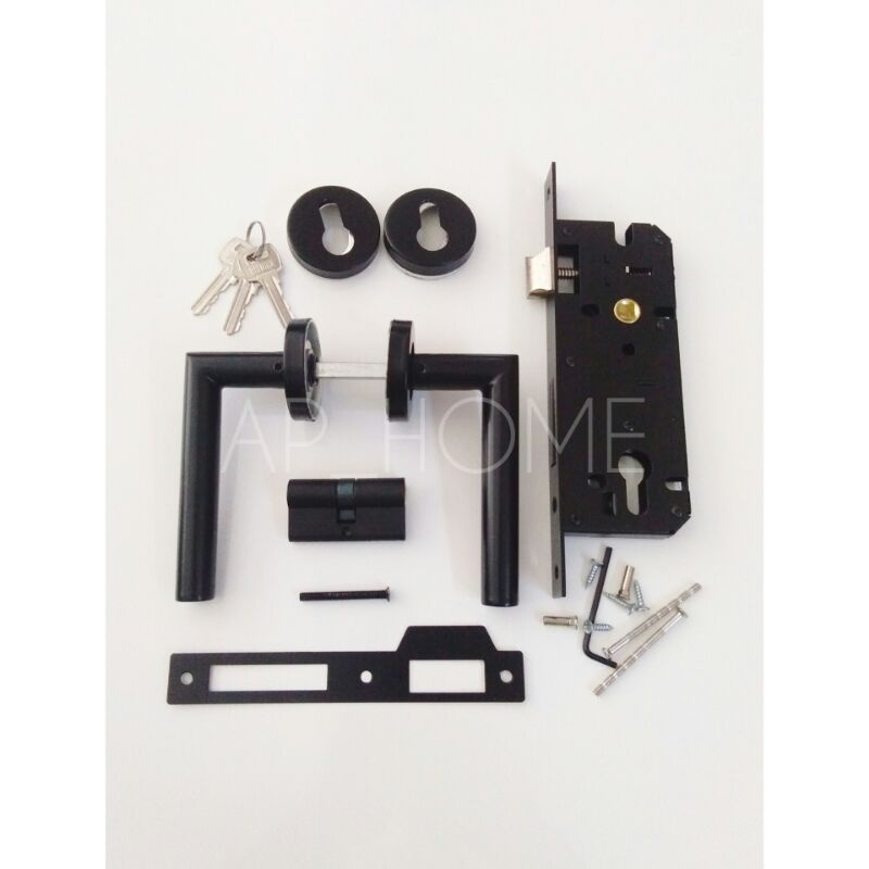 Kuncian pintu Belleza HRES 858.02 SET BLACK
