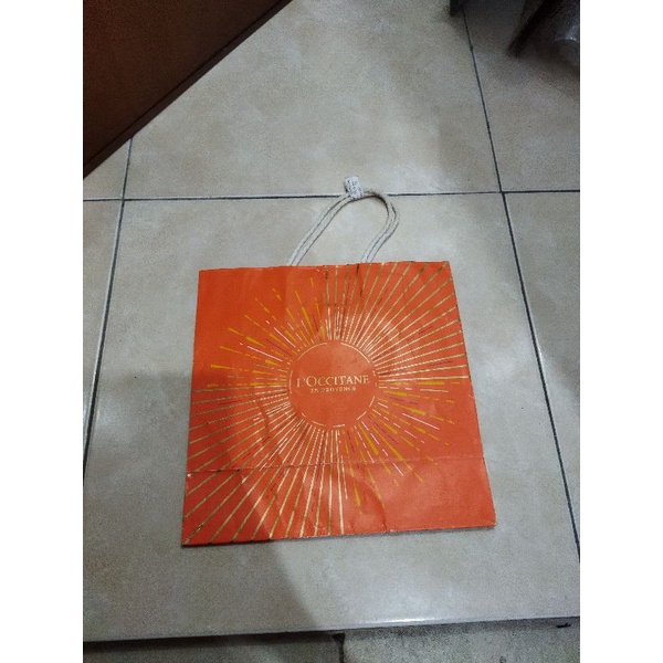 

Loccitane Orange Paperbag Paper Bag