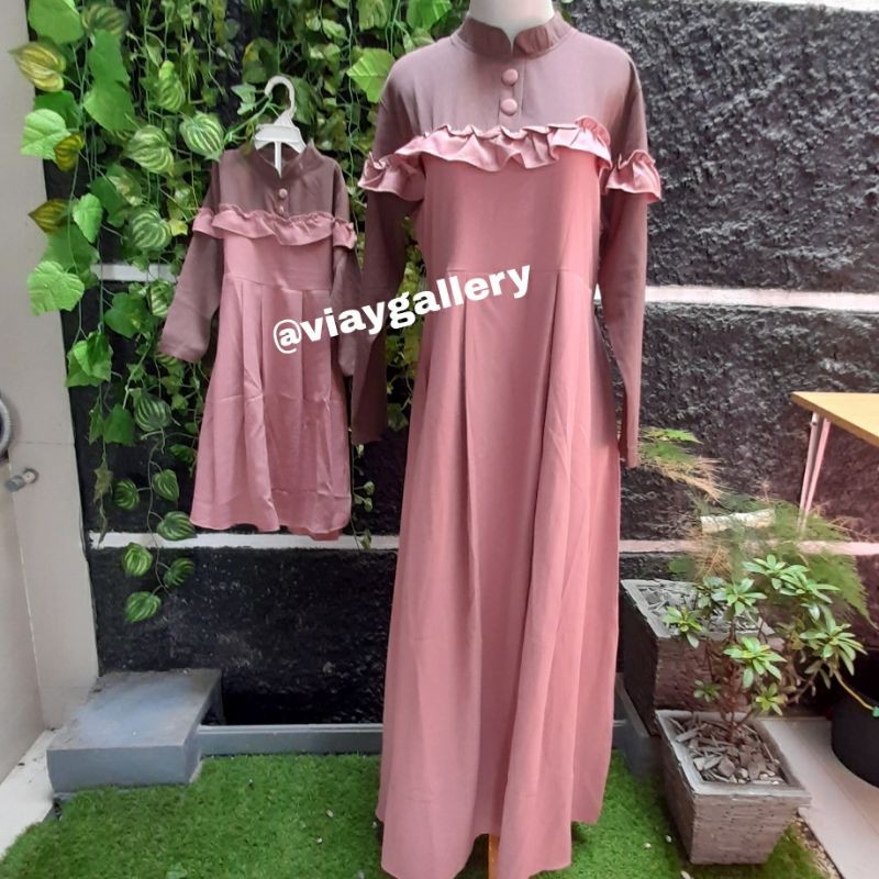 Gamis couple Mom and kids/ Gamis Ibu Gamis Mom