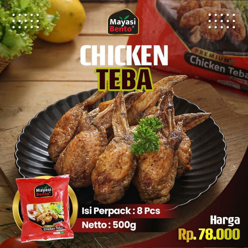 

chicken teba mayasi bento frozen 500 gram