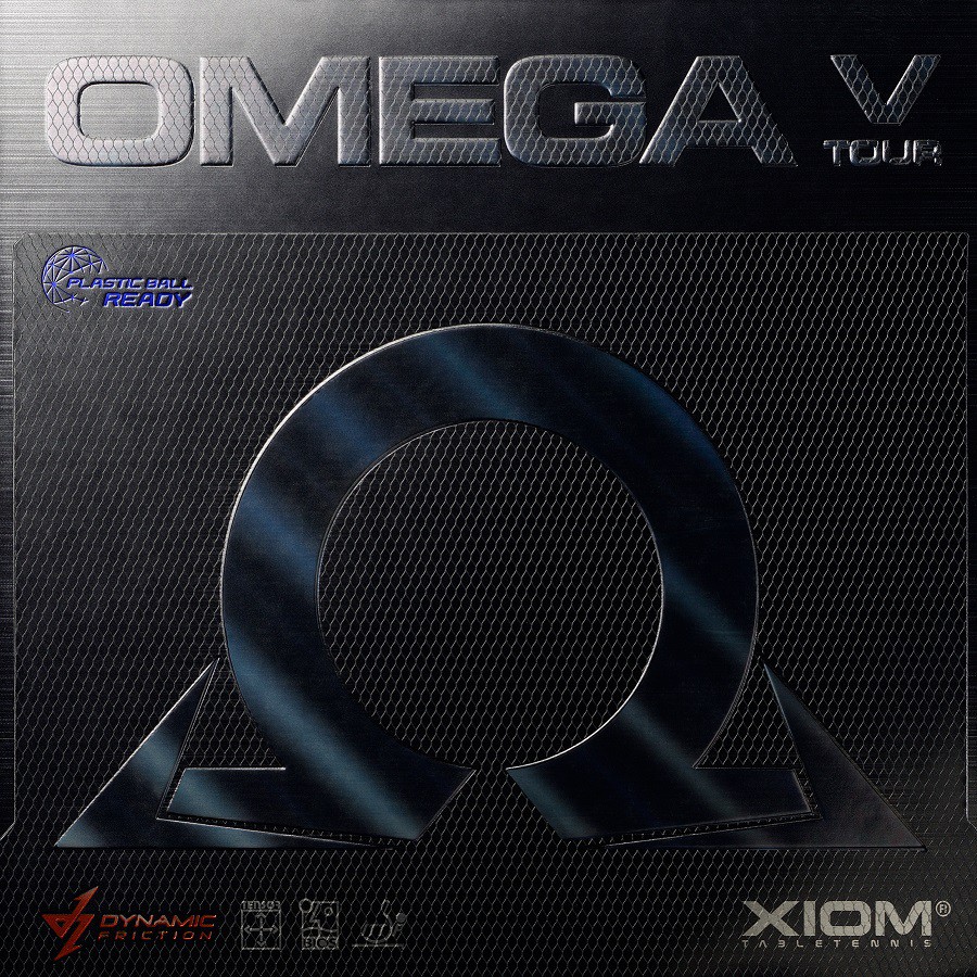 Xiom Omega V Tour - Rubber/Karet Pingpong Tenis Meja Bat Bet