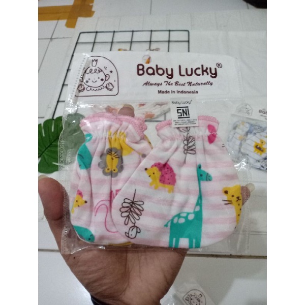 Bb Lucky_sarung tangan kaki bayi / stk bayi / stk baby lucky / sarung tangan bayi  / sarung tangan