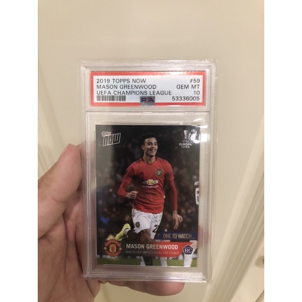 Mason Greenwood Psa Card Man utd