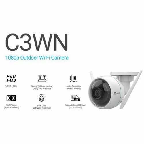 EZVIZ C3WN CCTV IP CAM (CCTV WIRELESS / CCTV WI-FI) OUTDOOR 1080P BERGARANSI