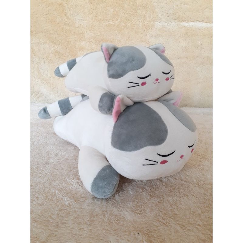 BONEKA KUCING BERSUARA DAN TANPA SUARA LUCU / BONEKA KUCING BERSUARA TERMURAH TERLARIS