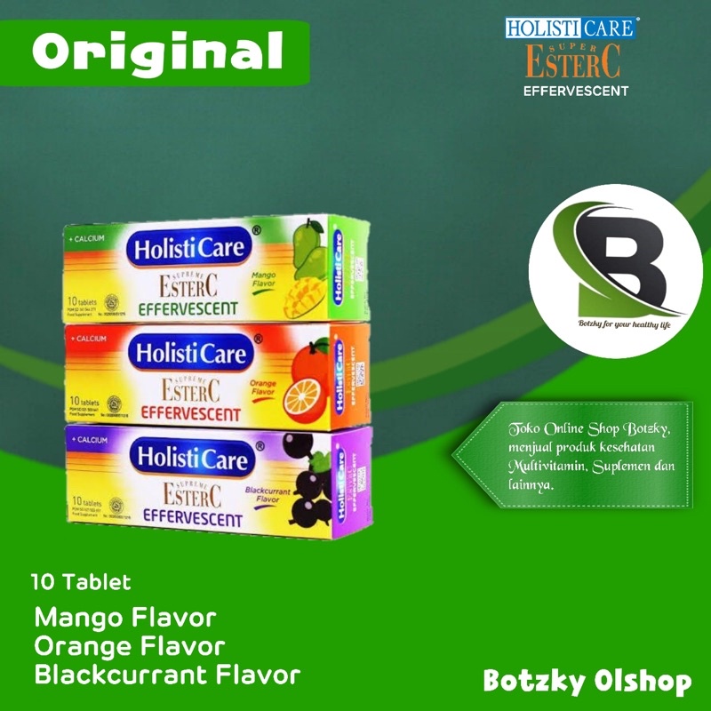 HolistiCare Ester C Effervescent 10 Tablet