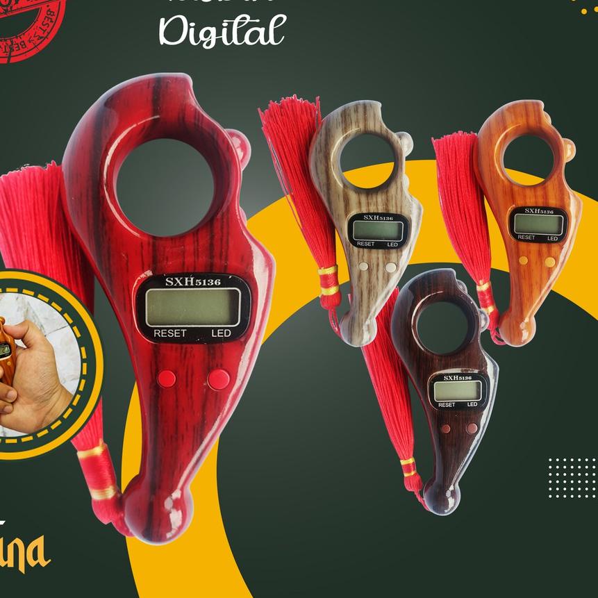 ♥ Tasbih Digital Murah Tasbih LED Tasbih Digital Kayu Terbaru Tasbih Digital Swarovski ℗