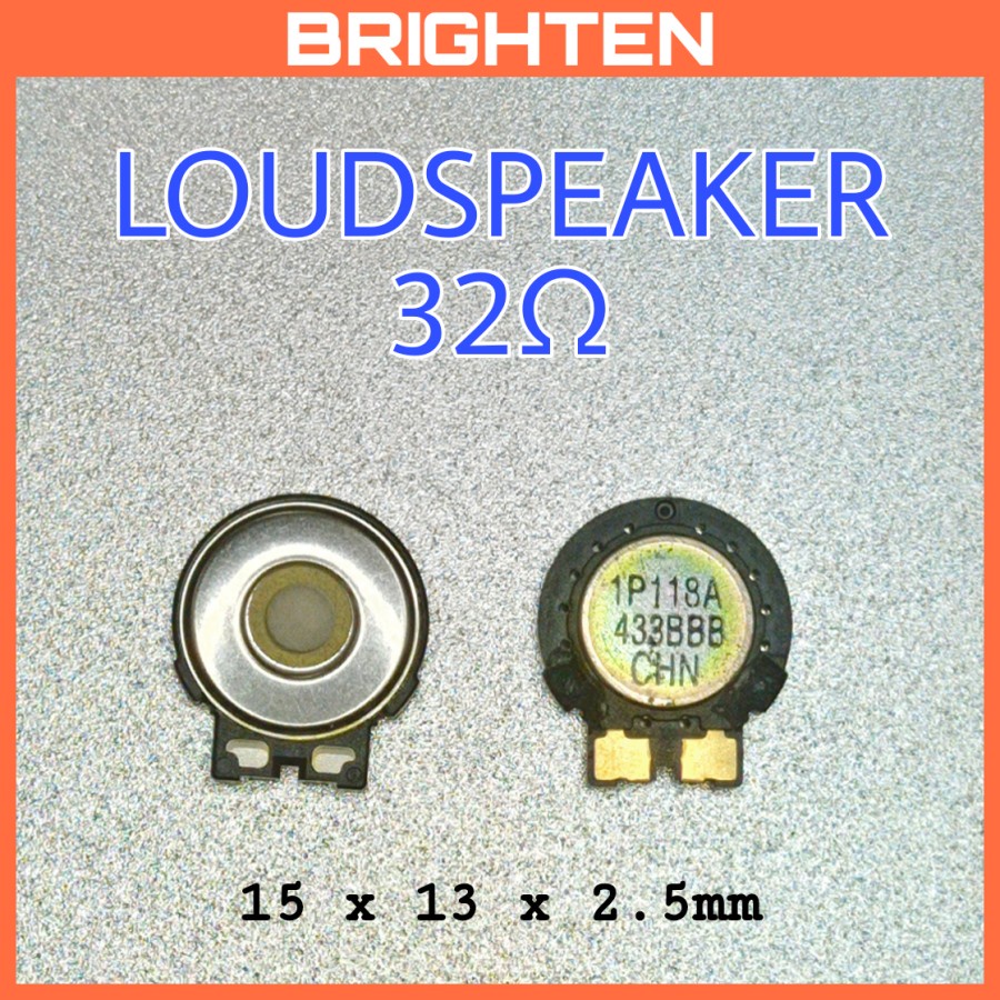 Loudspeaker 32 ohm Speaker Mini 32ohm 15 x 13 x 2.5mm