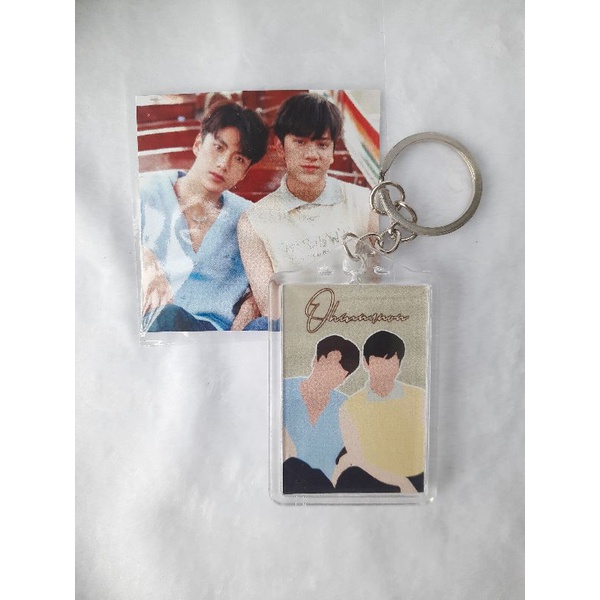 GANTUNGAN KUNCI OHMNANON BAD BUDDY THE SERIES THAILAND KEYRING PAT PRAN OHM PAWAT NANON KORAPAT