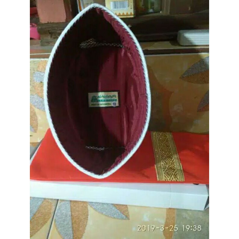 peci songkok putih polos