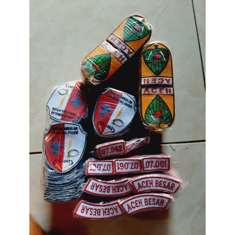 Badge Ambalan bordir (custome)