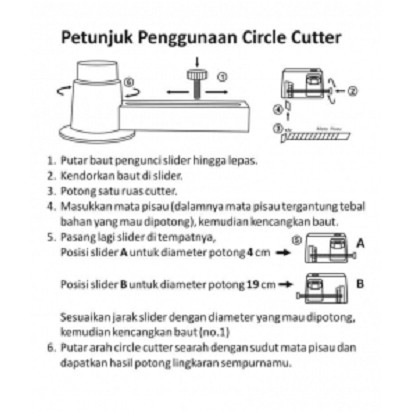 

Circle Cutter Alat Pemotong Kertas Pin Lingkaran Cutting Sticker