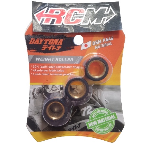 HARGA 1 SET PER 3 BIJI ROLLER ROLER 4553 VARIO 110 KARBU FI BEAT FI SCOOPY FI ESP ORI ORIGINAL DAYTONA 9GRAM 9 GRAM 9GR 9 GR