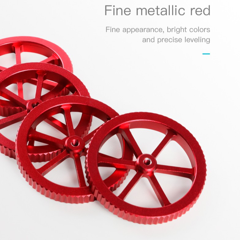 INDOCART Red Nut Large Size 3D Printer for Bed Leveling