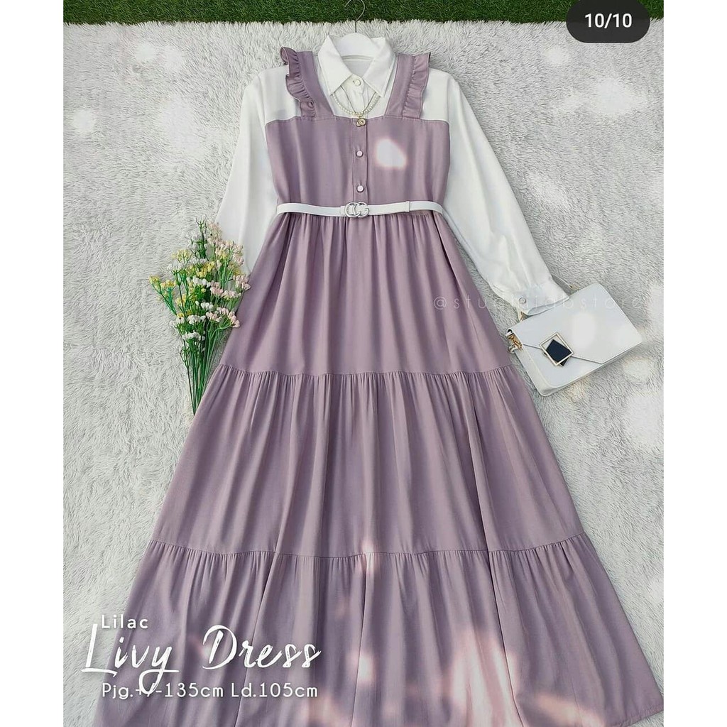 FC - GAMIS LIVY Terbaru / Gamis / korean style / BUSUI FRIENDLY