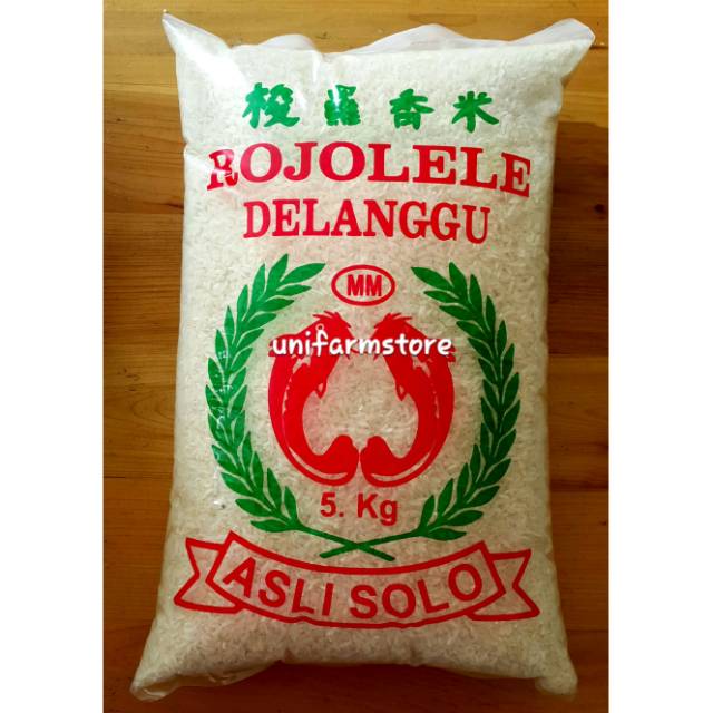 Beras Rojolele Delanggu 5kg Indonesia