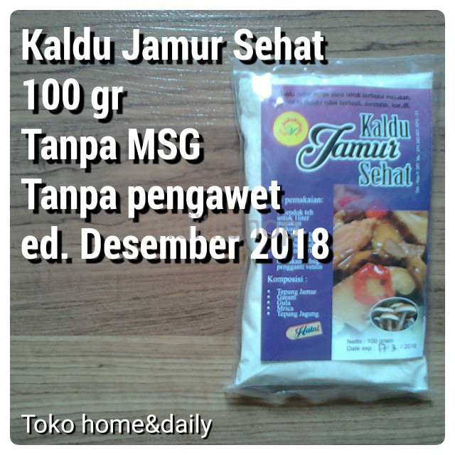 

Kaldu Jamur Sehat 100 gram