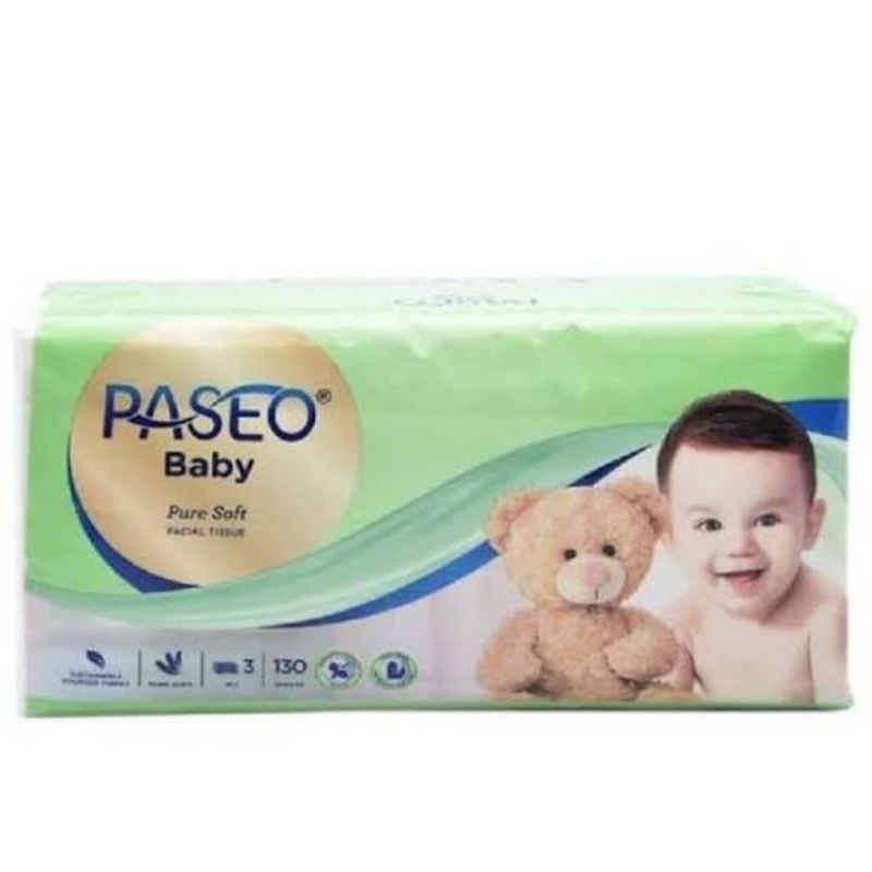 Paseo Baby Tissue Pure Soft 3ply - Paseo Tissu - Tisu Kering Bayi