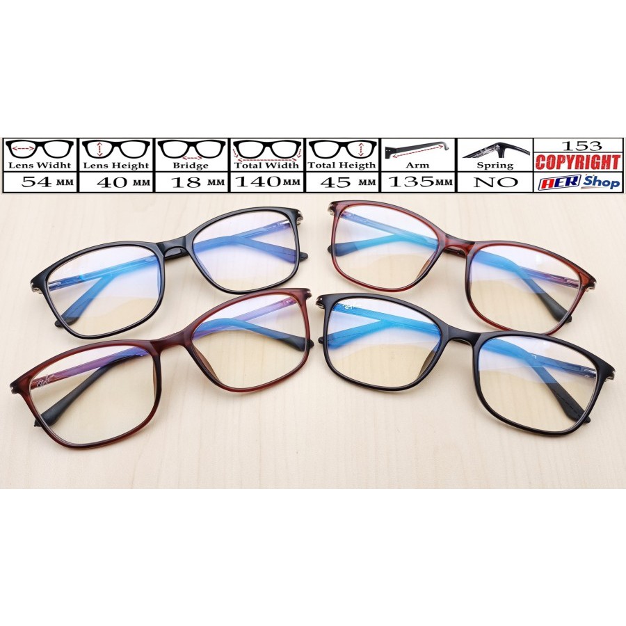 kacamata minus / frame minus / frame lentur Unisex