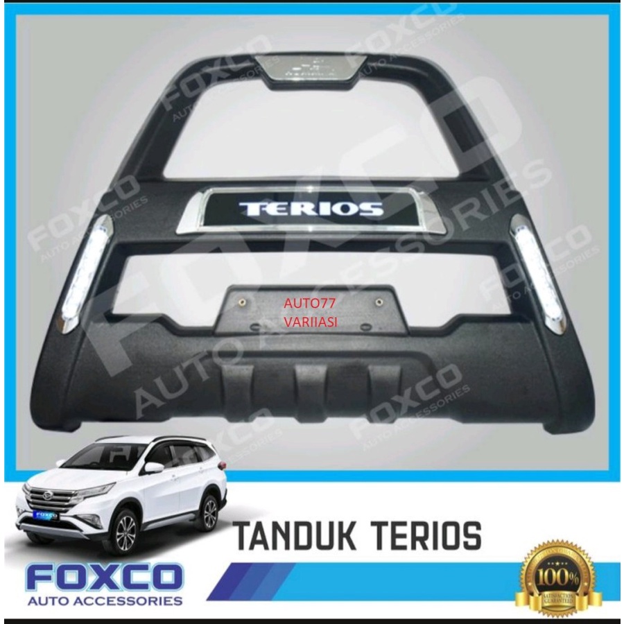 Tanduk Bumper Depan LED Terios Model Hummer