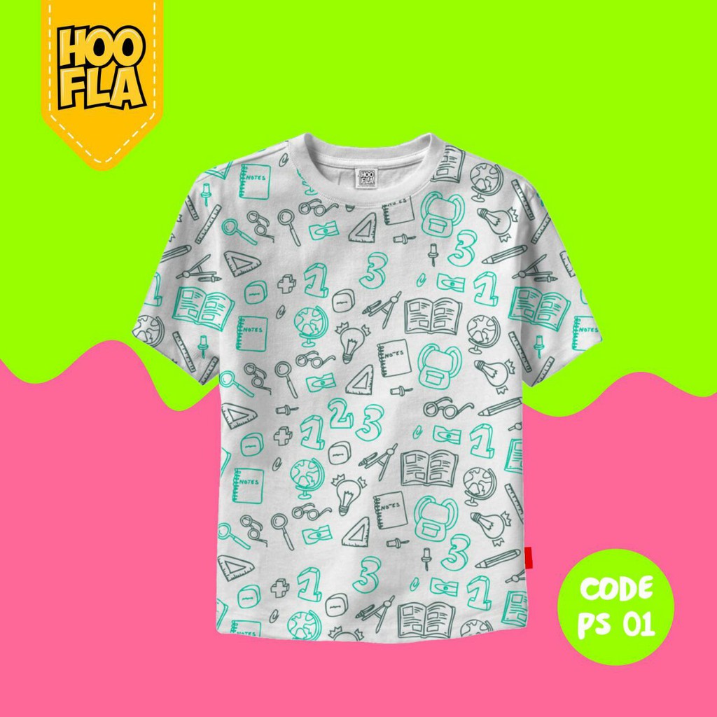 PS01 Hoofla  Baju  Kaos Anak  Laki laki Perempuan Branded 