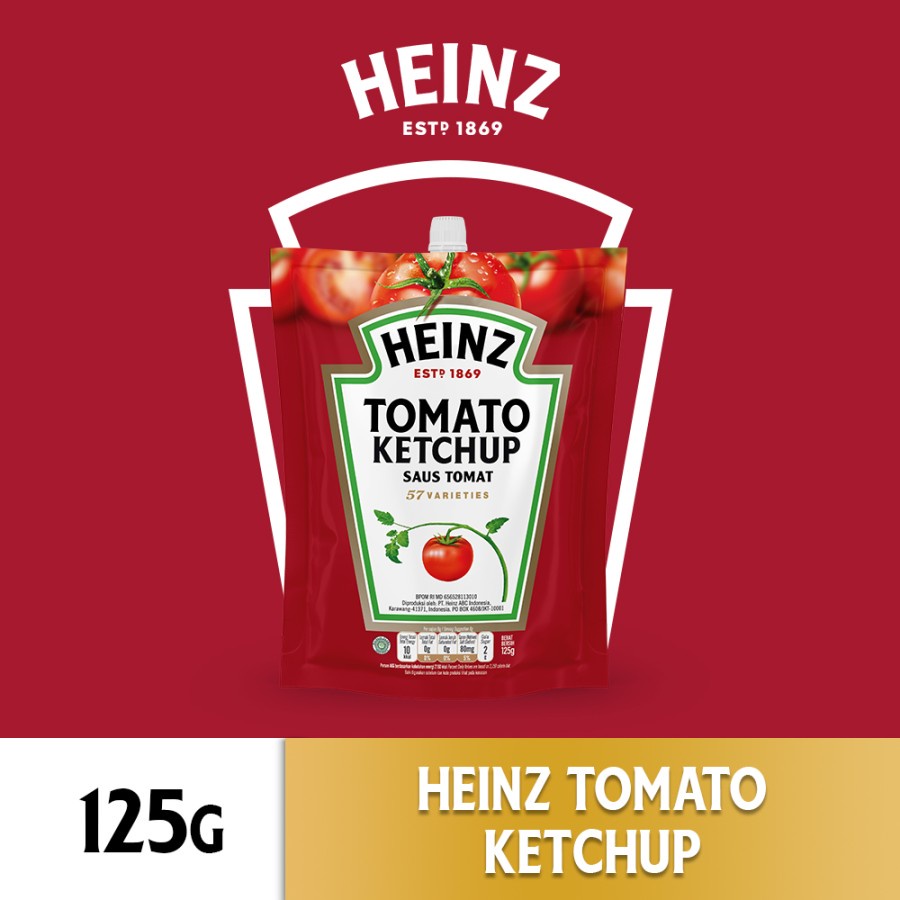 SAUS TOMAT HEINZ 125GR TOMATO KETCHUP POUCH