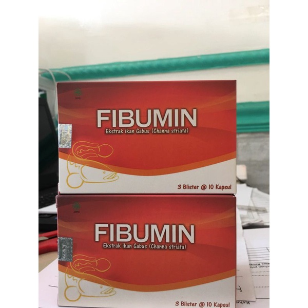 Fibumin 1 strip isi 10 caps | ekstra ikan gabus