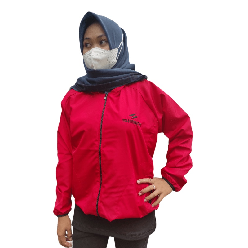 Jaket Jogging Jaket Senam Parasit Jaket Parasit Wanita Jaket Anti Air Wanita Original Jacket Olahrag
