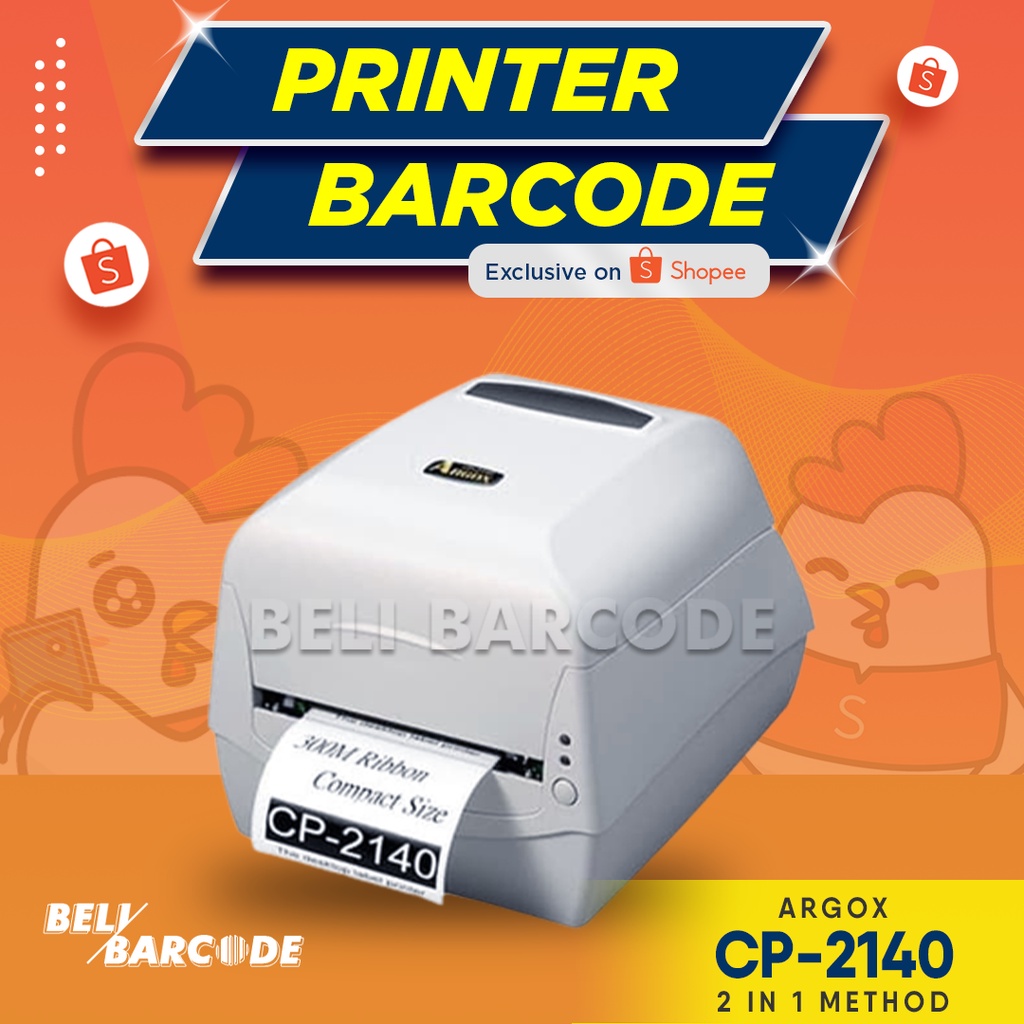 BARCODE PRINTER ARGOX CP 2140 WHITE / ARGOX CP2140 PUTIH