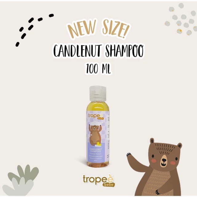 Tropee Bebe Candlenut Shampoo 100ml