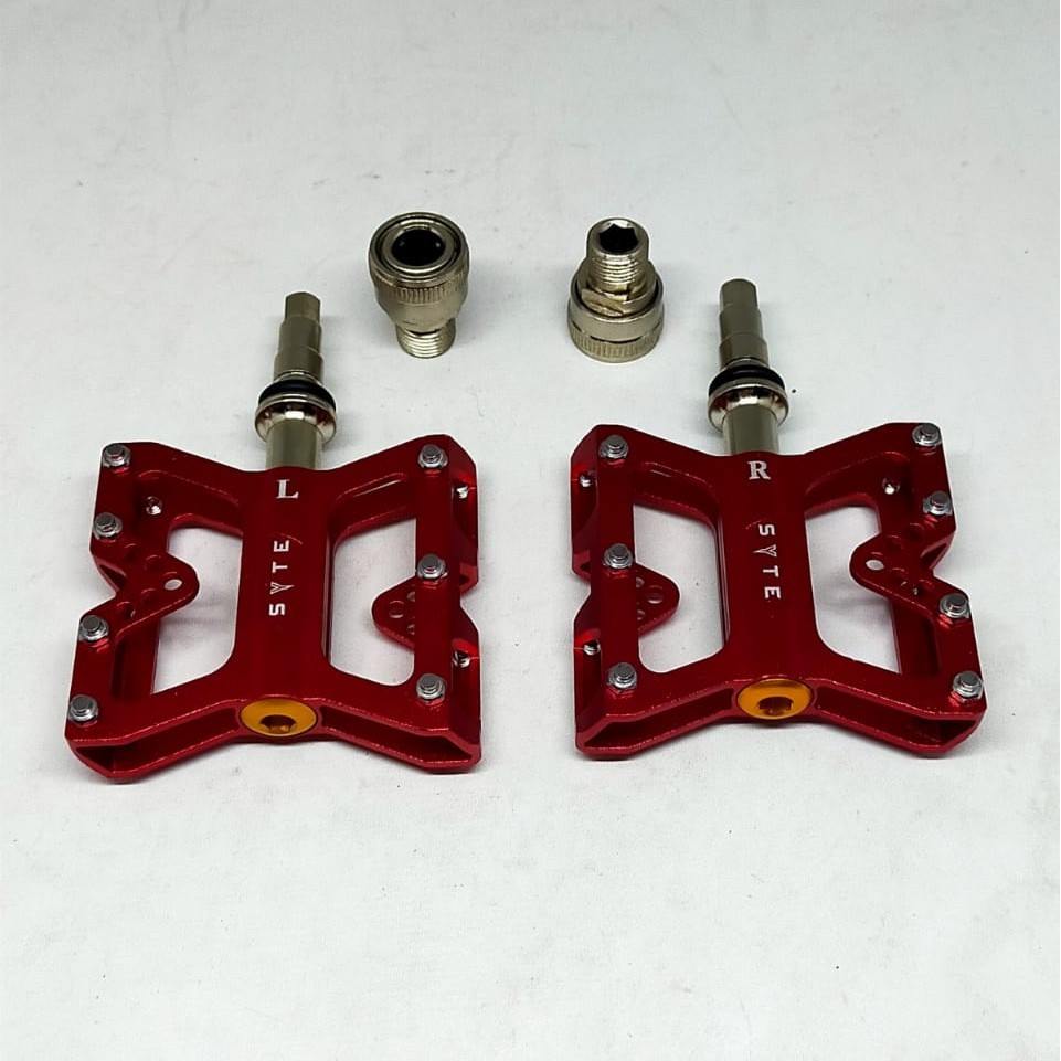 SYTE Pedal QR 3 bearing M415 Quick release CNC sepeda MTB lipat fixie