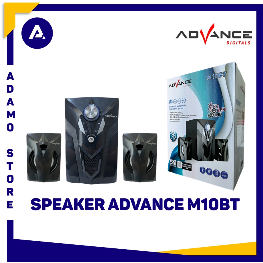 Speaker Advance M10BT Bluetooth Portable Aktif USB Subwoofer Bass