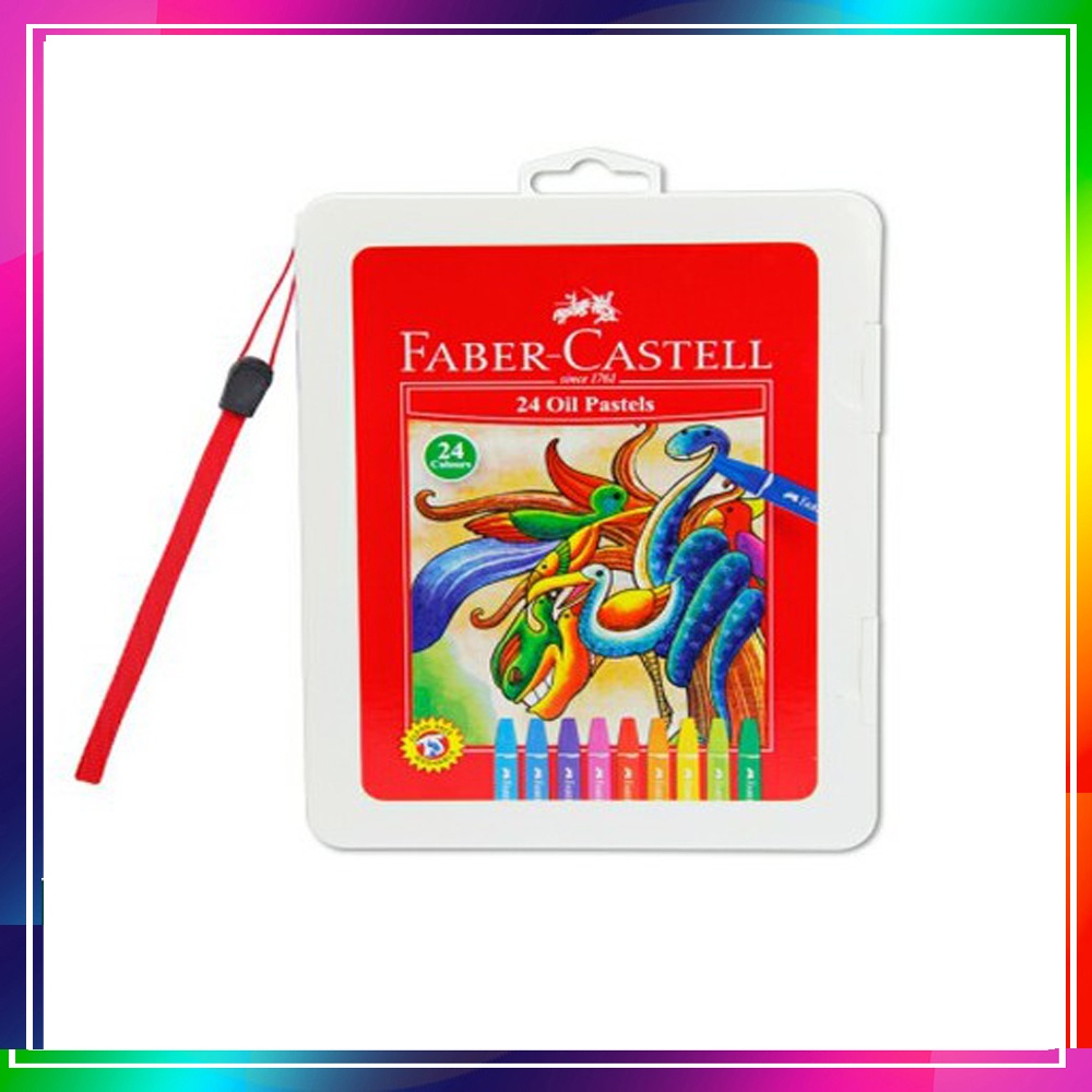 Crayon 72 Hexagonal Oil Pastel Faber Castell / Crayon Oil Pastel FaberCastell 72 Warna