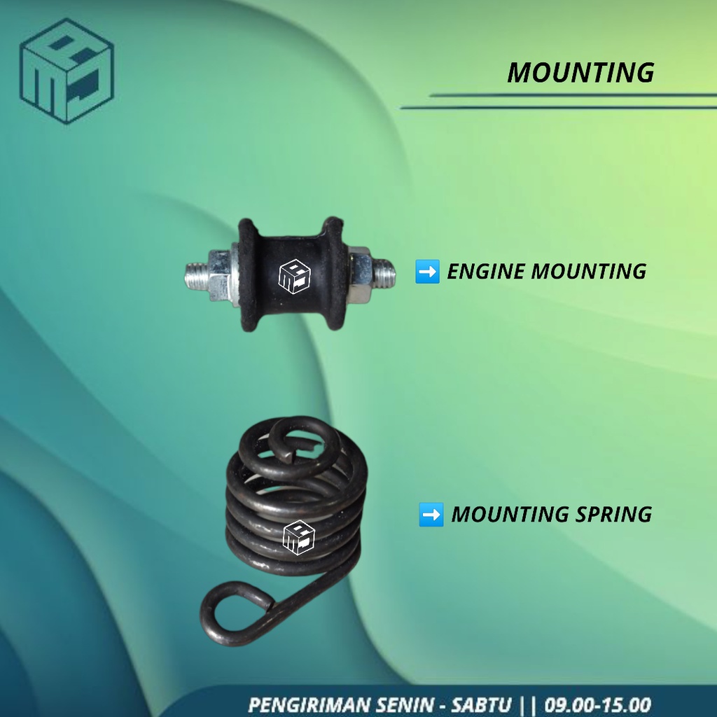 Engine Mounting BANTALAN KARET KAKI MESIN POTONG RUMPUT 318 328 338 368