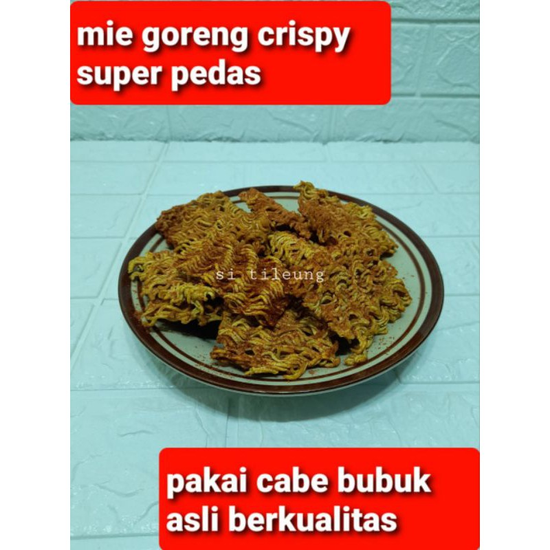 

mie goreng crispy super pedas si tileung 250gram