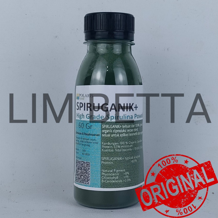 (60 Gr) SPIRUGANIK + 60 GRAM / SPIRULINA SPIRUGANIK +